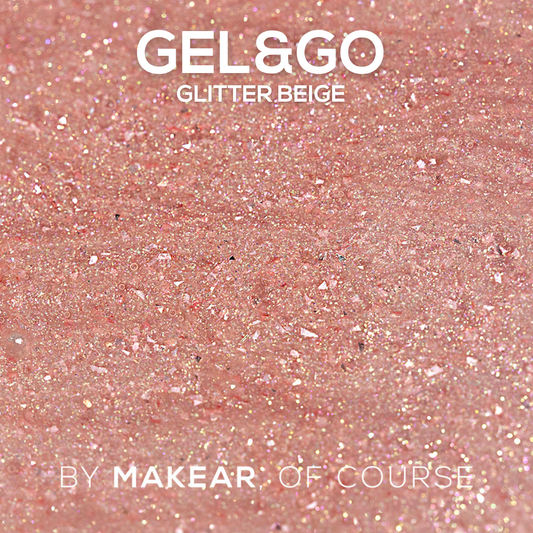Gel&Go 25 – Glitter Beige – MakeAR™