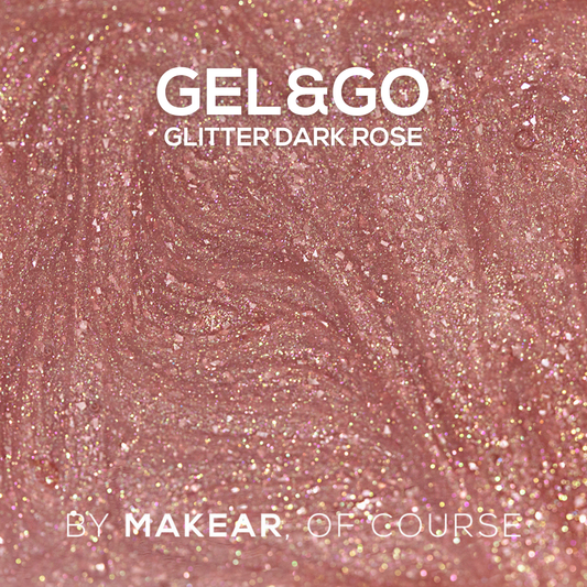 Gel&Go 27 – Glitter Dark Rose – MakeAR™