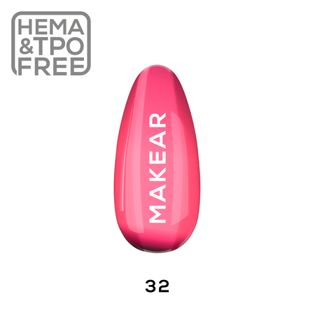 Gel Polish 32 - Raspberry Rendez vous - FreeLove - 8ml - MakeAR™