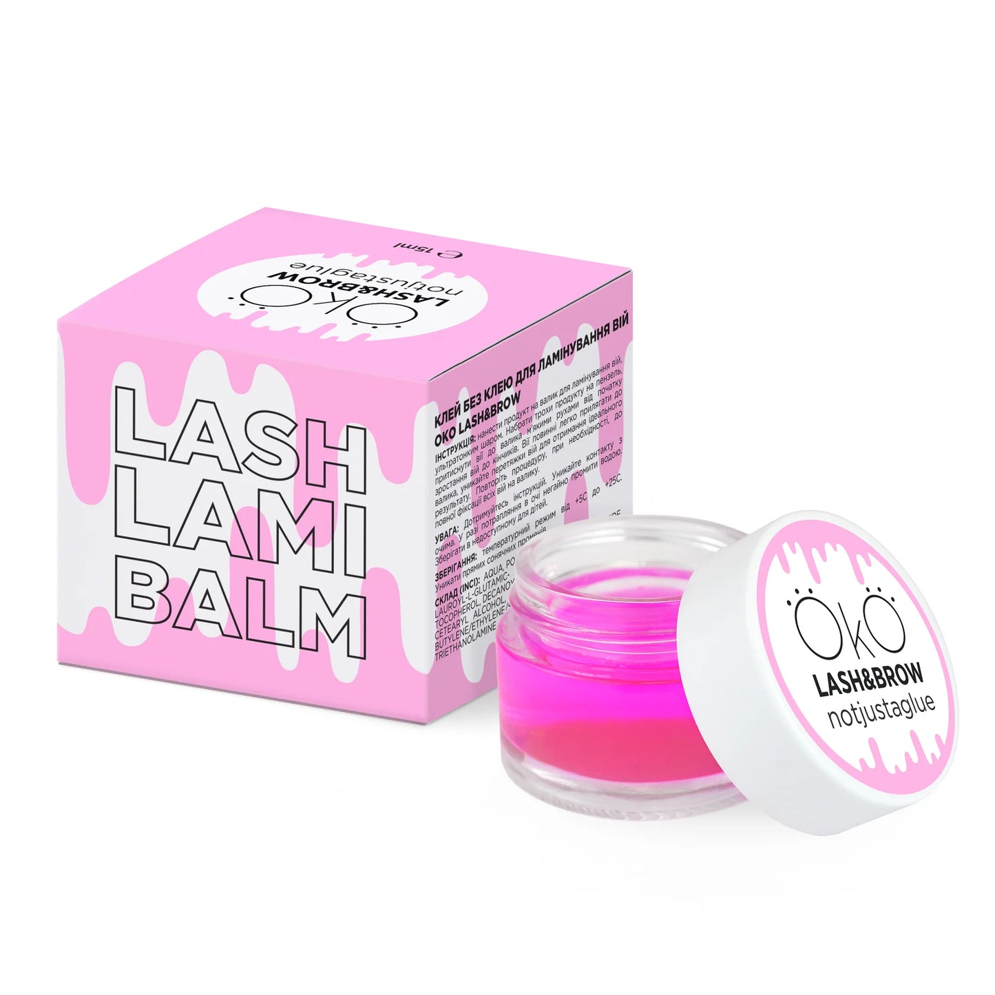 Colle sans colle OKO Lash Lami Balm - 15 ml- OKO