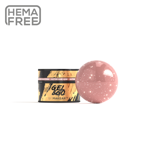 Gel&Go 27 – Glitter Dark Rose – MakeAR™