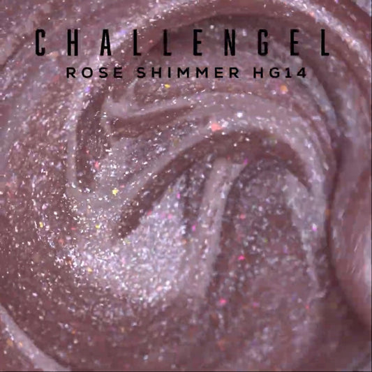 Builder Gel Challengel 14 – Shimmer Rose – MakeA