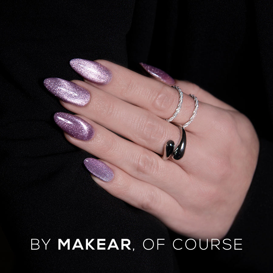 Gel Polish MCL02 - Fluffy violet - Midnight Meow - 8ml - MakeAR™