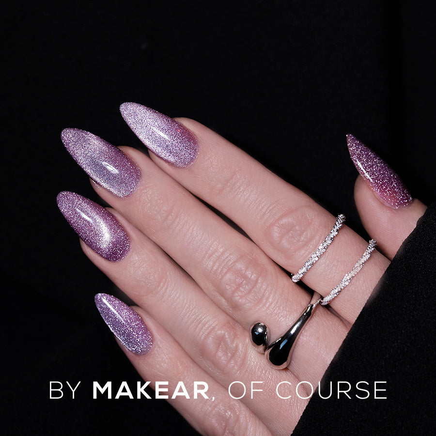 Gel Polish MCL02 - Fluffy violet - Midnight Meow - 8ml - MakeAR™