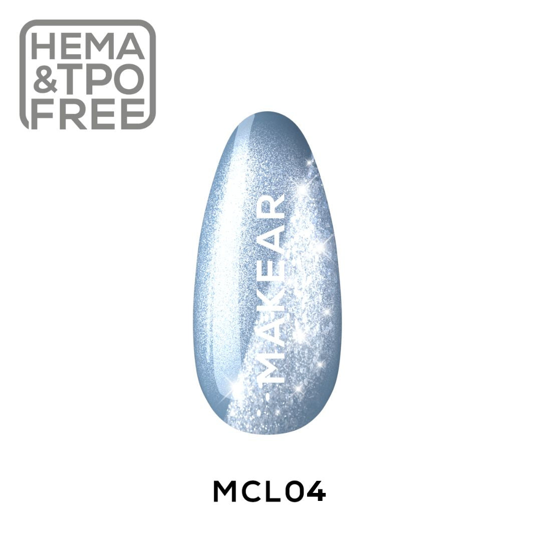 Gel Polish MCL04 - Furry Blue - Midnight Meow - 8ml - MakeAR™
