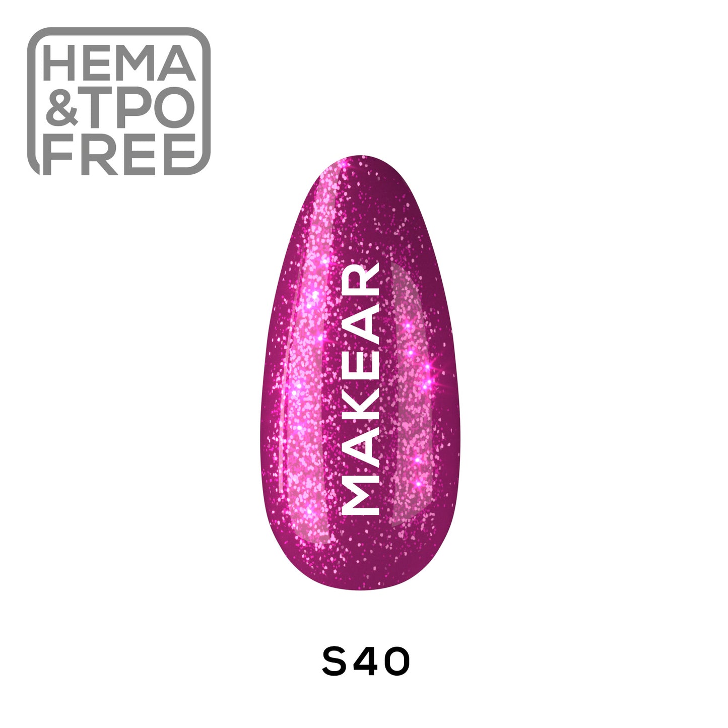 Gel Polish S40 - Touch Me - Bling Me Up - Makear™