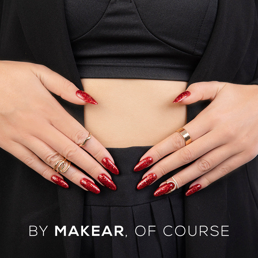 Gel Polish S63 - Gold Star - X Mass - 8ml - MakeAR™