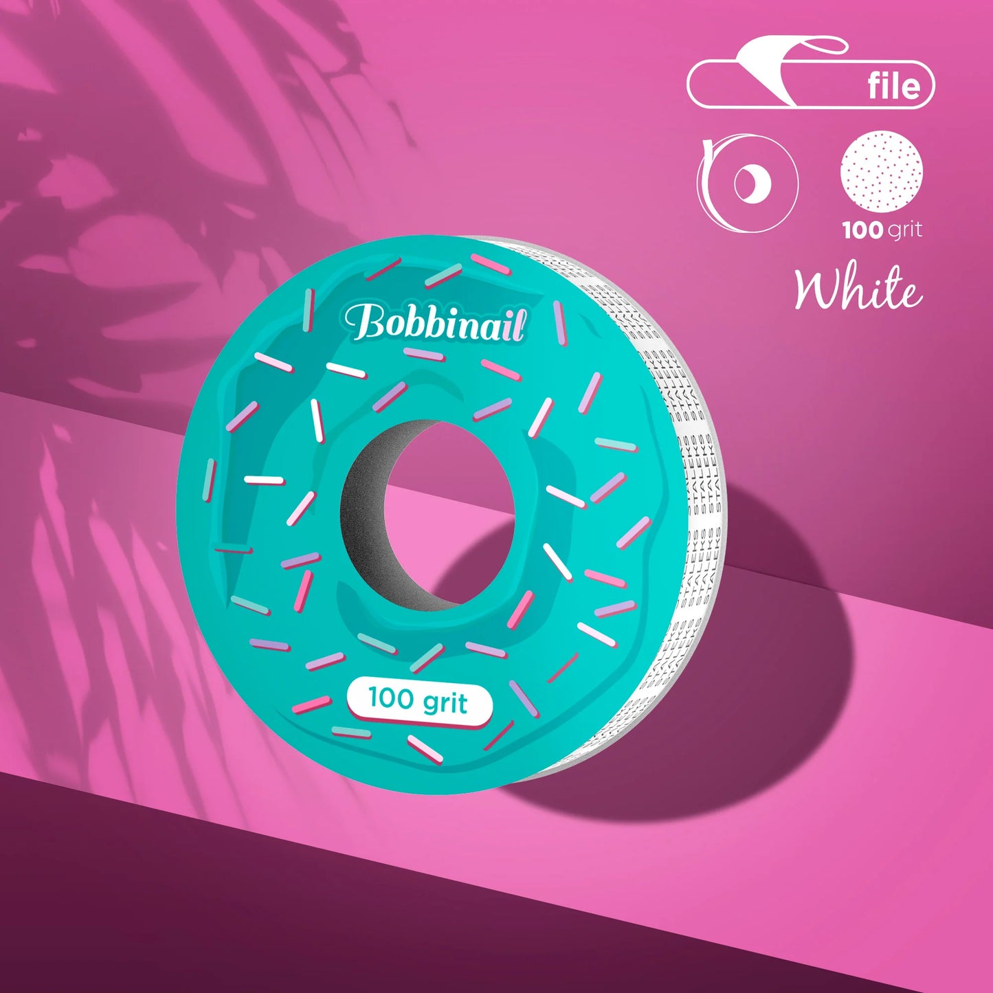 Rouleau de rechange de la lime-ruban pour rouleau en plastique Bobbinail STALEKS PRO