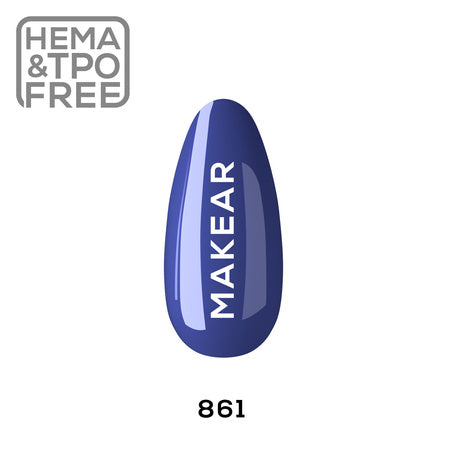 Gel Polish 861 - Clue of Blue - 8ml - MakeAR™
