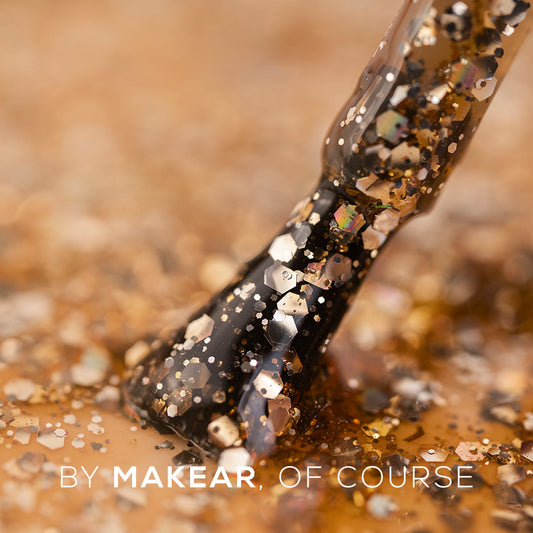 Gel Polish S63 - Gold Star - X Mass - 8ml - MakeAR™