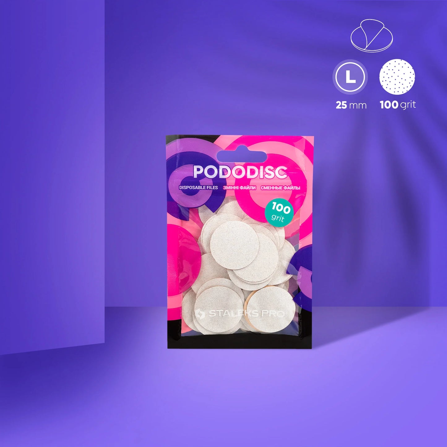 Disques De Recharge Blancs Pour Pododisc STALEKS PRO L (50 Pc) - Staleks™