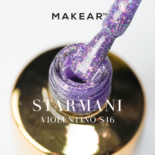 Gel Polish S46 Violetino - STARMANI - MakeAR™