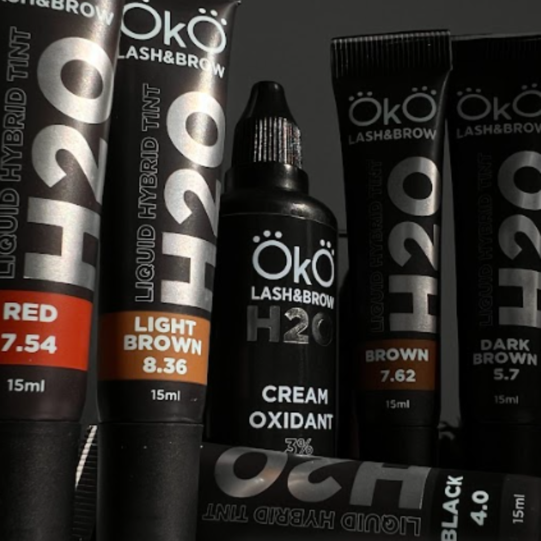 Teinture pour sourcils et cils H20 Liquid Hybrid - Tint Red 7.54 - 15ml - OKO Lash&Brow™