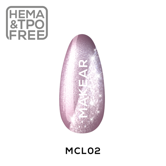 Gel Polish MCL02 - Fluffy violet - Midnight Meow - 8ml - MakeAR™