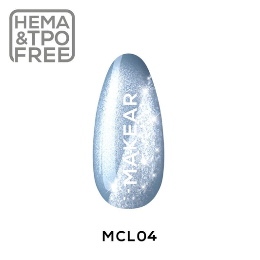 Gel Polish MCL04 - Furry Blue - Midnight Meow - 8ml - MakeAR™