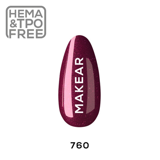 Gel Polish 760 - Glamour Série - 8ml - MakeAR™