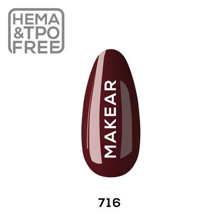 Gel Polish 716 - Glamour Série - 8ml - MakeAR™