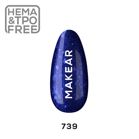 Gel Polish 739 - Glamour Série - 8ml - MakeAR™