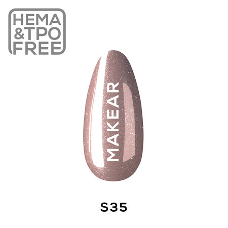 Gel Polish S35 - Ding Bling - 8ml - MAKEAR ™