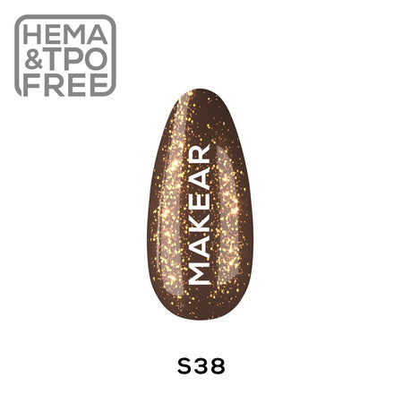 Gel Polish S38 - Love Me - Bling Me Up - 8ml - MakeAR™