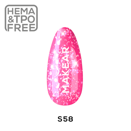 Gel Polish S58 - Pink Star - NailStar - 8ml - MakeAR™